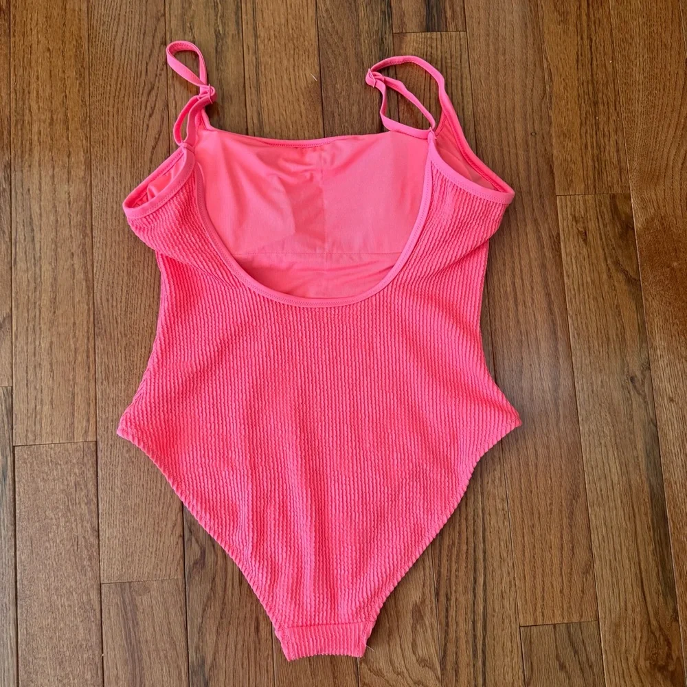 Aerie Pink One-Piece Swimsuit - Picture 5 of 8